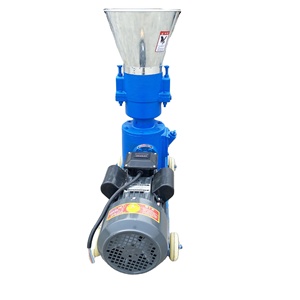 Small Wood <b>Pellet</b> Mill Machine Mini <b>Chicken</b> Cattle Animal <b>Feed</b> Food <b>Pellet</b> Making Machine - Product Image 1