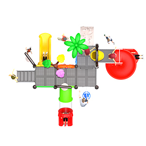 2023 giá rẻ nóng bán sân chơi Thiết bị trẻ em ngoài trời trượt nước sân chơi - Product Image 4