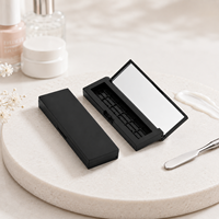 Boîtier de palette de fards à paupières de haute qualité, emballage vide pour fard à joues avec miroir, conteneur rectangulaire pour fards à paupières, personnalisable OEM/ODM