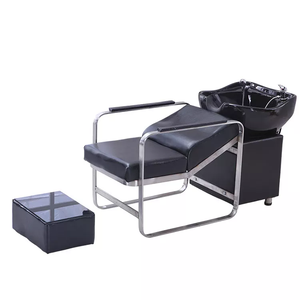 Modern <strong>Portable</strong> Barber Shop Station <strong>Shampoo</strong> Bowl Bed with Ceramic <strong>Shampoo</strong> <strong>Sink</strong> for Workshop Use - Product Image 4