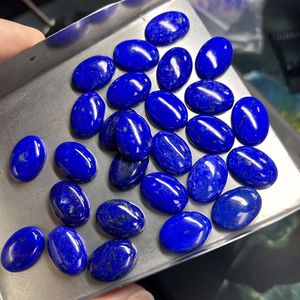 Bán Buôn Tự Nhiên Lapis Lazuli Đá Oval Flat Lại Cabochon Hạt - Product Image 3
