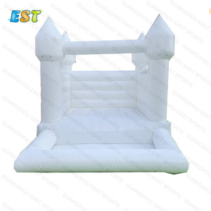 Château gonflable commercial en PVC pour tout-petits, mini château gonflable blanc pour mariage avec <span class=keywords><strong>piscine</strong></span> à balles et toboggan pour la <span class=keywords><strong>location</strong></span> - Product Image 1