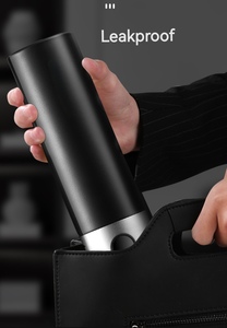 Bottiglia Termica in Acciaio Inox 304 con Display LED della Temperatura, <span class=keywords><strong>Tazza</strong></span> per Tè con Apertura Facilitata e Coperchio Antigoccia - Product Image 6