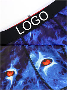 Prezzo di fabbrica Logo personalizzato cintura Design sostenibile da uomo poliestere traspirante Boxer breve biancheria intima - Product Image 2