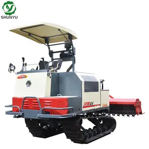 Landwirtschaft maschinen WELT gummi track traktor mit rotary tiller