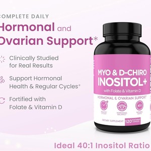 代发货肌醇 D-手性异构糖维生素胶囊 成人女性荷尔蒙和卵巢生育健康胶囊 - Product Image 4