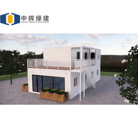 Bureaux modulaires préfabriqués CGCH en conteneurs maritimes démontables, maisons conteneurs de luxe préfabriquées de 20 pieds pour entrepôts