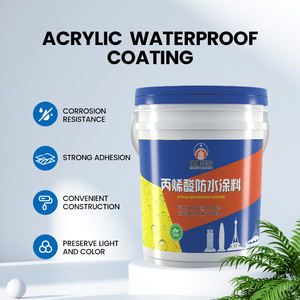 สารเคลือบกันน้ำอะคริลิกสำหรับปูนซีเมนต์ คอนกรีต เป็นมิตรกับสิ่งแวดล้อม สำหรับห้องน้ำ ผนังภายนอก น้ำยาเคลือบกันซึมชนิดใส - Product Image 2