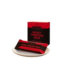 Barre protéinée Keto Friendly OEM, huile MCT, isolat de whey, soja, amande, cacao, faible teneur en glucides, étiquette privée