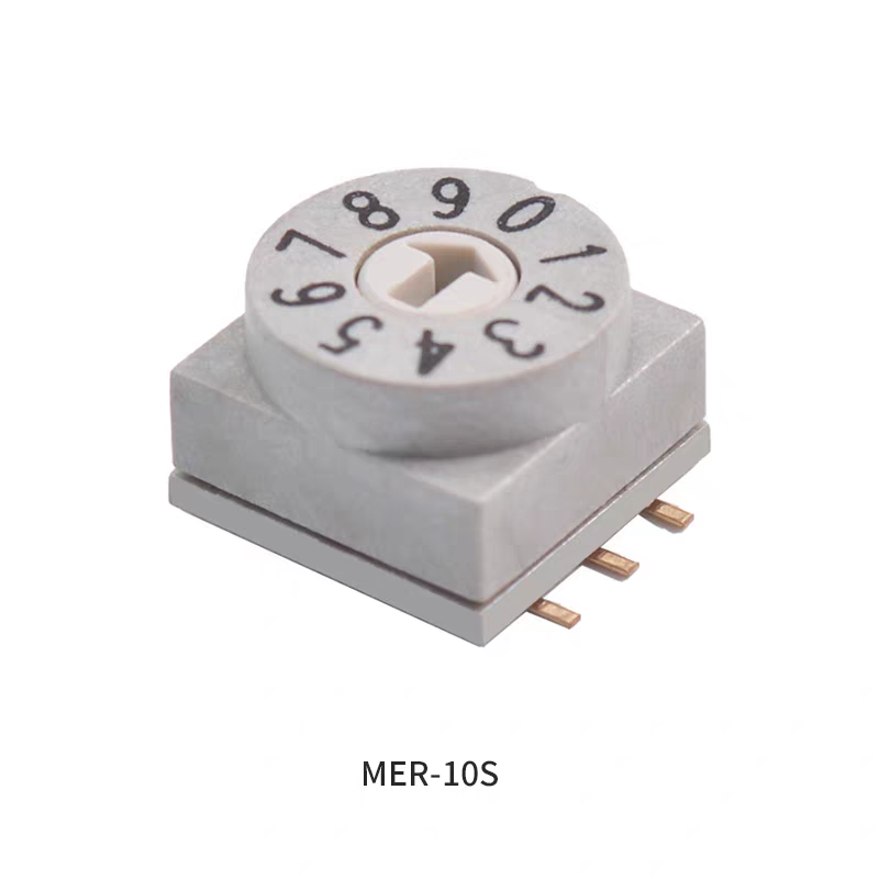 <strong>10</strong> <strong>Position</strong> DIP Plug <strong>Rotary</strong> <strong>Coded</strong> <strong>Switch</strong> Adjustable Digital Gear Selector Precise Circuit Configuration Reliable Panel Control