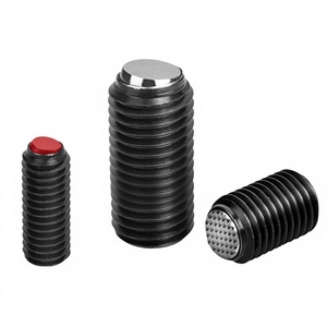 Tornillo de Empuje con Extremo Esférico Sin Cabeza, Forma: Acero Esférico, M12, L=42, Acero QT, Compuesto: Acero para Rodamientos de Bolas - Product Image 2