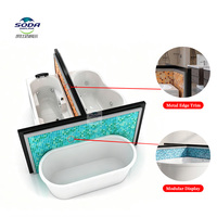 Étagère de présentation pour baignoire |   Solution de présentation sécurisée et stable pour baignoires lourdes