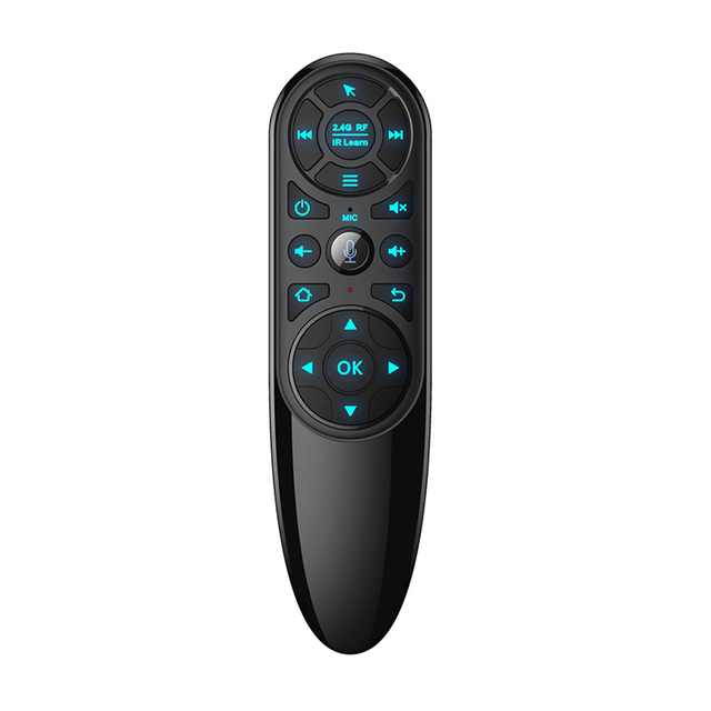 IR Learning Voice Function Q6 Fly Air Mouse Remote Backlit 2.4Ghz with Fixed Learning Code Factory Cheap Price