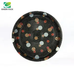 Good selling products party trays round sushi trays Transparent Disposable Plastic Sushi Container