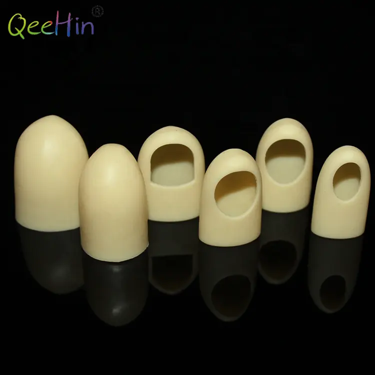 Custom silicone part soft comfortable eco-friendly silicone finger tip silicone rubber for nail art finger