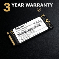 قرص صلب داخلي للكمبيوتر المحمول من فاسبيد M.2 NVMe PCIe 3.0 SSD 2242 بسعة 1 تيرابايت/512 جيجابايت بسرعة قراءة 3500 ميجابايت/ثانية وكتابة 2800 ميجابايت/ثانية مع ضمان لمدة 3 سنوات بتقنية 3D NAND TLC