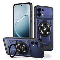 Étui de protection hybride en TPU et PC avec support de décompression flexible et boutons à pression pour OPPO A6X Reno 15 Pro 15 ProMax