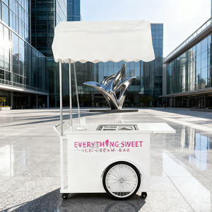 OEM Grill Full Equipped Hot Dog Stand Ice Cream Electric Food Bike Fiberglass 2-Wheel Brushless Motor 50-60km Range Kitchen - Product Image 5