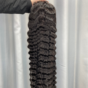 High Quality Remy Human Hair Deep Wigs Transparent Lace <strong>Cap</strong> Styles Include Deep <strong>Wave</strong> Wigs - Product Image 1