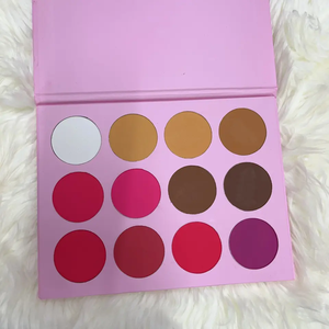 New Arrival Nhãn Hiệu Riêng Blusher Trang Điểm Pallet 12 Màu Sắc <span class=keywords><strong>Highlighter</strong></span> Blush Đường Viền Palette - Product Image 4