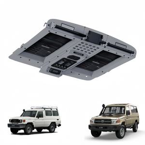 ชุดอุปกรณ์ตกแต่งภายในระดับพรีเมียมสีดำสำหรับ<span class=keywords><strong>รถ</strong></span>ยนต์ LC78 Fuming Samurai ปี 2007-2025 พร้อมระบบควบคุมหลังคาแบบรวม วัสดุ ABS - Product Image 1