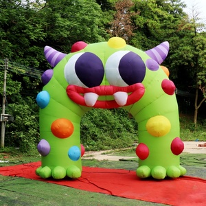 Modèle de fantôme gonflable sur mesure de <span class=keywords><strong>Ghostbusters</strong></span>, monstre gonflable géant vert, décorations d'Halloween pour la cour, le jardin, le centre commercial - Product Image 6