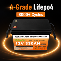 Stock UE DDP, batterie rechargeable Lifepo4 12v 100ah, batterie solaire, batteries lithium-ion 200ah 12V 314ah pour stockage d'énergie