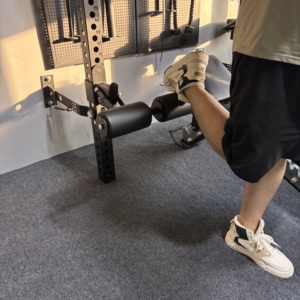 Personalización al por mayor de accesorio de rizo nórdico de alta calidad para Power Racks-Soporte de pierna ajustable con almohadilla de cuero - Product Image 6
