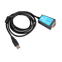 Cable Convertidor USB Serial RS422 RS485 de 1.8M, PVC, Certificado RoHS, Carga Rápida de 3A, Conector USB 2.0 para Teléfono Móvil, IOCREST FTDI