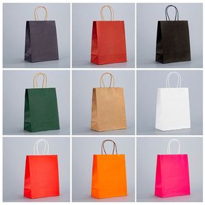 Sacs en papier kraft personnalisés avec logo pour boulangerie, fruits et légumes, livraison de nourriture, 3 kg avec poignée en corde - Product Image 6