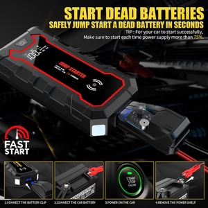 Démarreur de batterie de luxe 3500A 12V 14800mAh avec écran LCD HD et boîte de vente au détail haut de gamme pour cadeau automobile haut de gamme - Product Image 5