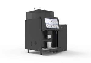 Machine à café à grains à double réservoir : sélection de deux saveurs, réfrigérateur à lait intégré et auto-nettoyage - Product Image 3