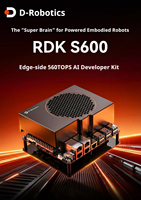 Modul Komputasi AI Edge RDK S600 560 TOPS untuk Robot Humanoid Kamera 24-Saluran 10GbE VLA VLM LLM On-Device