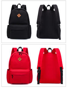 Sac d'école personnalisé en gros pour garçons, sac à dos scolaire personnalisé avec logo, sac à dos double épaule pour enfants, sac à dos scolaire personnalisé de couleur unie - Product Image 4