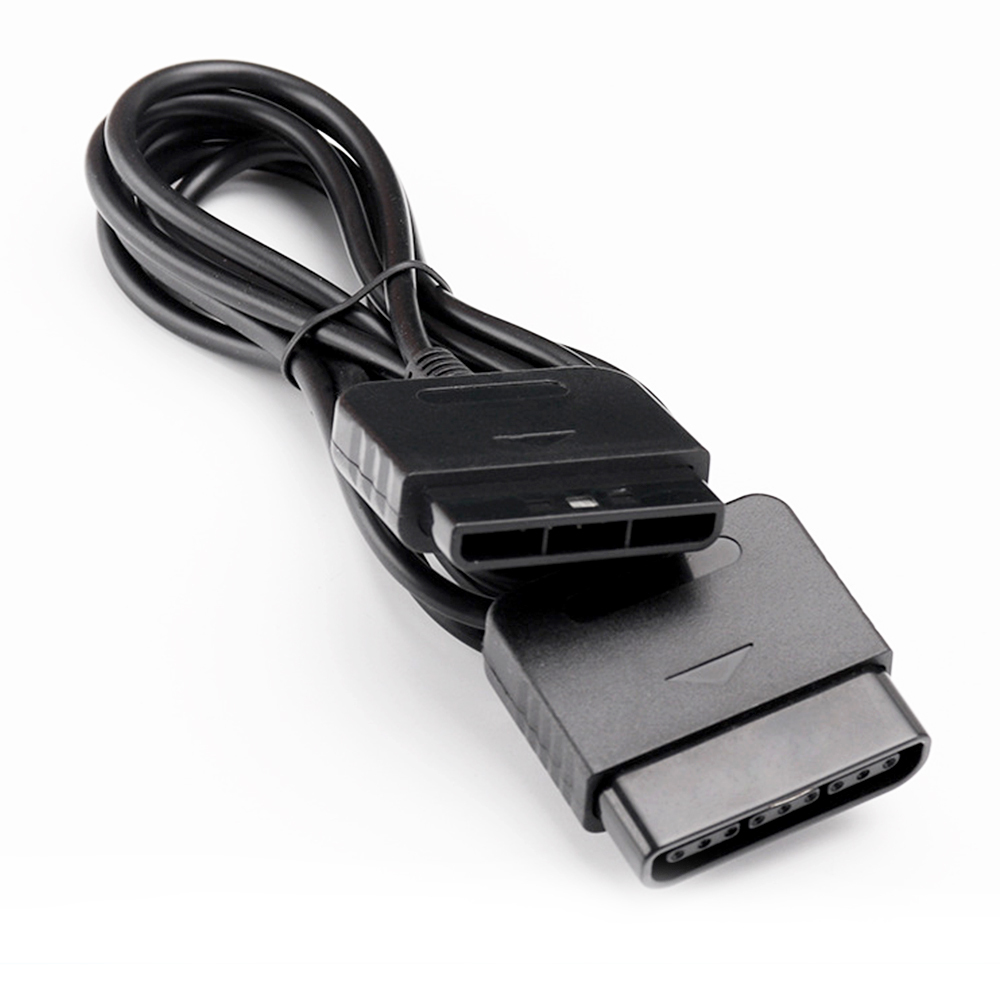 Extension Cable For Sony PlayStation 2 PS2 PS1 Controller Black - View #3