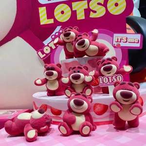 Spot Strawberry Bear Generations 1-3 Blind Box Fans Big for Series Flocking PVC Desktop Ornaments Gift - Product Image 3