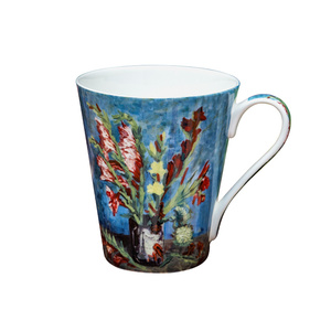 แก้วกาแฟขนาดใหญ่ 420 มล. ลายแวนโก๊ะ, แก้วกาแฟเซรามิกเนื้อละเอียดคุณภาพสูง 14 ออนซ์ - Product Image 1