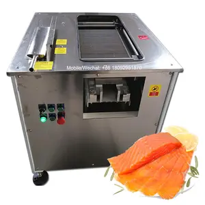 Máquina cortadora automática de filetes de pescado, rebanadora de salmón, cortadora de tilapia, máquina fileteadora de pescado