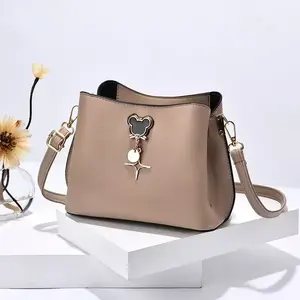 Fashion Women Leather Handbags Shoulder Bag Chain Messenger Bag Small Square Bag