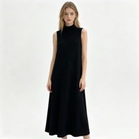 Fabricants de vêtements, vêtements pour femmes grande taille en tricot simple personnalisés, pulls d'hiver, débardeurs décontractés, robes