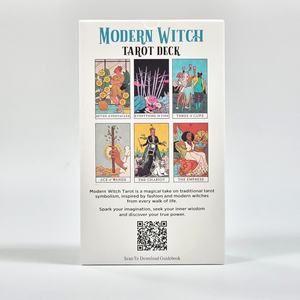 Nuevo: <span class=keywords><strong>Baraja</strong></span> de Tarot Moderna de Bruja de 12*7cm, 78 Cartas de Papel Recubierto, Cartas de Oráculo de Tarot en Inglés con Guía - Product Image 3