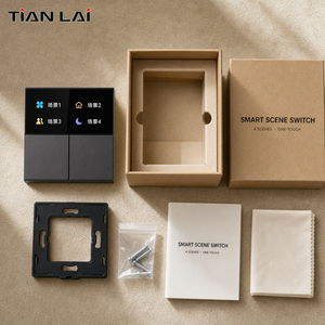 M17-1K-ZTSP Améliorez votre espace avec un interrupteur tactile PC Tuya Zigbee 1 voie 16A 3500W compatible Alexa Google Home, avec fonction relais et mode scène - Product Image 6