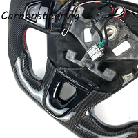 Volant sport personnalisé en fibre de carbone brillante pour Renault Megane Mk3 RS Trophy Clio IV RS Megane III RS Amélioration de l'intérieur
