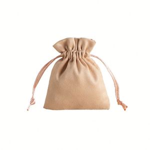 Sac de rangement en velours flanelle à cordon pour bijoux, cadeaux, bonbons et objets de collection – Approvisionnement direct usine - Product Image 5