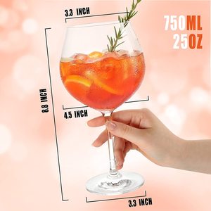 <span class=keywords><strong>Gin</strong></span> 25 oz Large Crystal barware <span class=keywords><strong>Bar</strong></span> Cristalería Stem <span class=keywords><strong>gin</strong></span> Glass para beber cócteles - Product Image 3