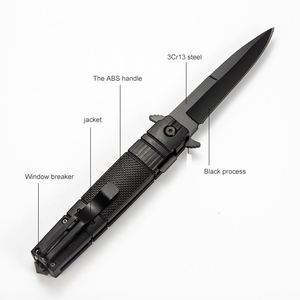 Cuchillo Táctico Plegable de Plástico para Supervivencia al Aire Libre, Caza, Camping, Defensa Personal, Hoja Única, EDC, Emergencia - Product Image 4