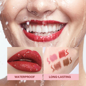 Lakerain Label Cheat naturale pigmento vegano impermeabile 4 <span class=keywords><strong>colori</strong></span> per labbra matite Custom Private Label - Product Image 5