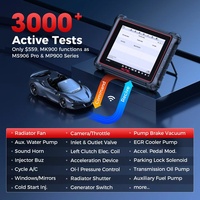 Escáner OBD2 Bidireccional MaxiCOM MaxiCheck MK900 de 8 Pulgadas, Herramienta de Diagnóstico CAN FD para Automóviles, Analizador de Motor A1 A8