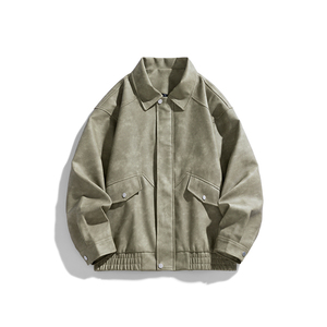 Manteau élégant personnalisé avec logo 2025 Printemps-Automne pour homme, style urbain cool, marque tendance, style Hong Kong, Harajuku japonais - Product Image 5