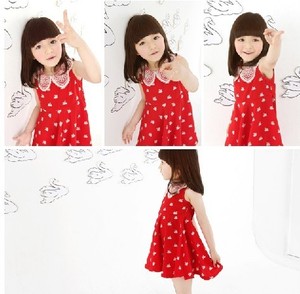 Vestido Corto sin Mangas con Estampado de Animales para Niñas, con Volantes de Encaje, de Proveedor Chino - Product Image 5